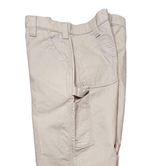Carhartt B151 Tan Duck Canvas Carpenter Dungaree Fit Workwear 40x27.5‎ In - Picture 3 of 11